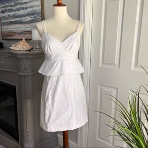 Nannette Lepore Spaghetti Strap White Dress